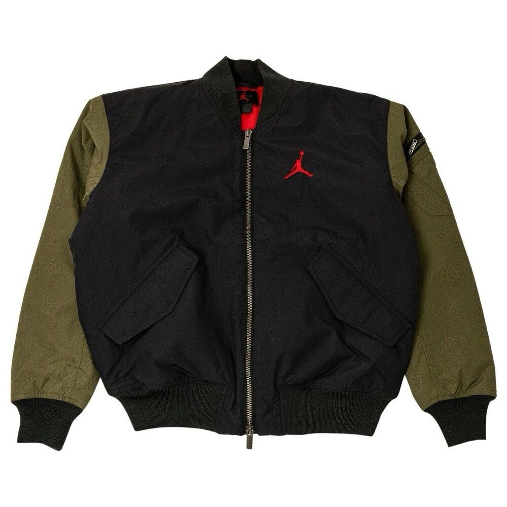New Nike Jordan Renegade Jacket Off Noir Olive HQ2664-045 Size Men’s Large $275